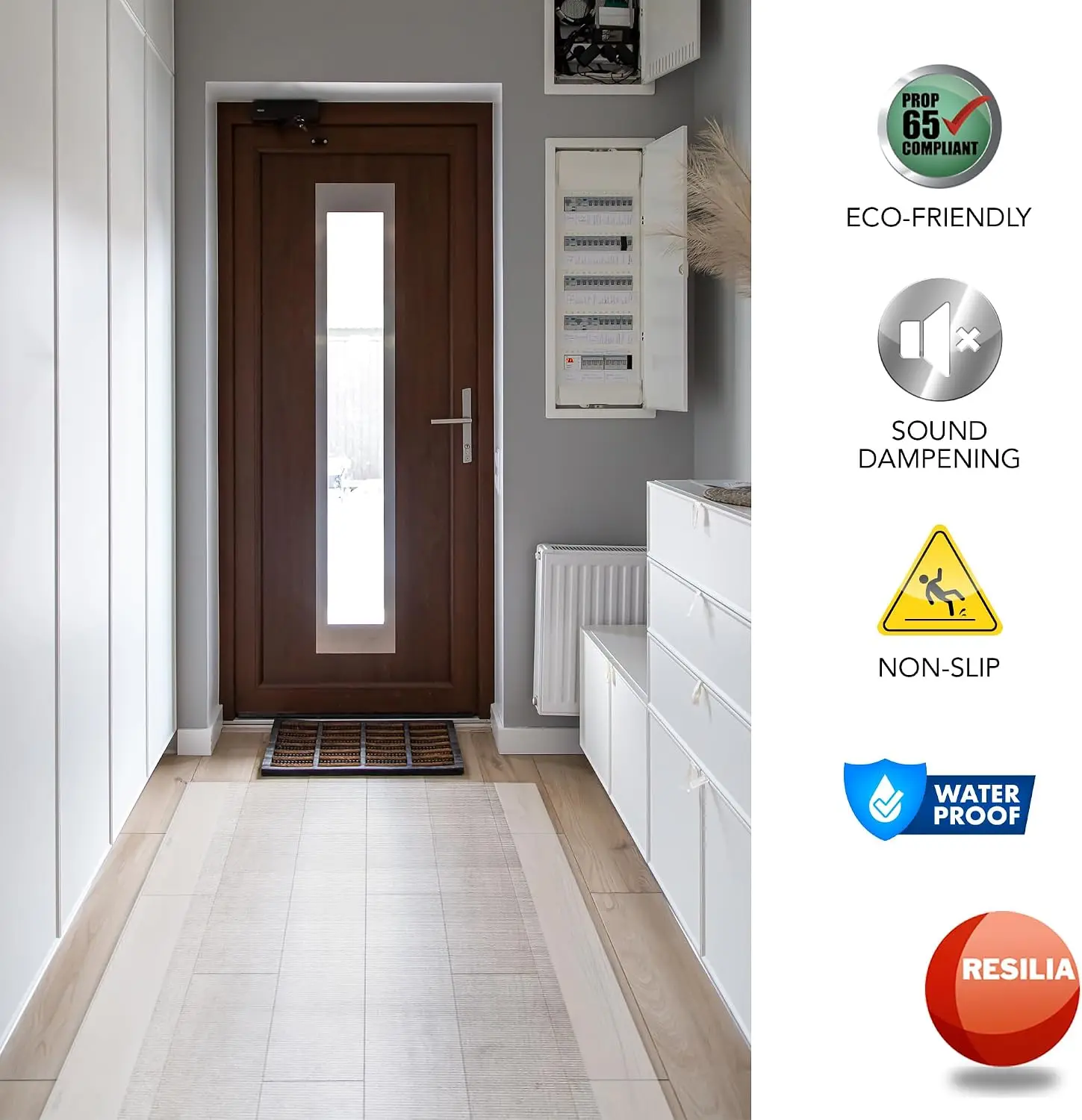 Premium Clear Floor Protector Mat – Heavy-Duty Plastic Vinyl Covering for Hardwood, Tile, or Laminate Floors, Table, or Desk –Am