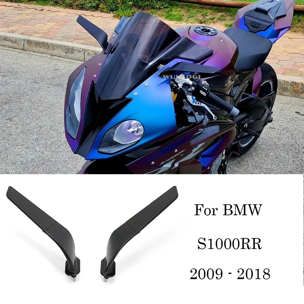 

For BMW S1000RR 2009-2018 2017-2016 S 1000 RR 1000rr Motorcycle Rearview Side Mirrors Fixed Wing Adjust Side Mirror Accessories