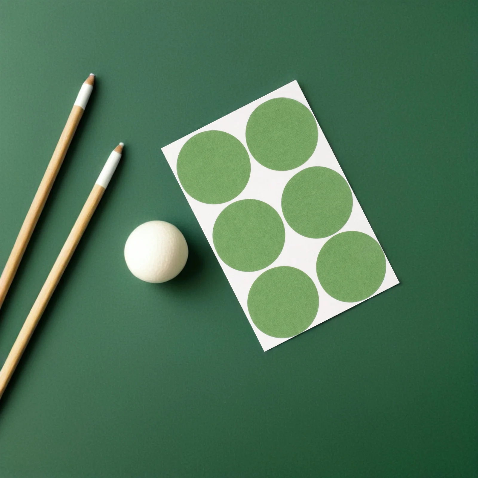 Snooker Tablecloth Repair Kit 2.16 Inch Strong Adhesion Felt Patches for Pool Table Cloth Fix DIY Mending Patch