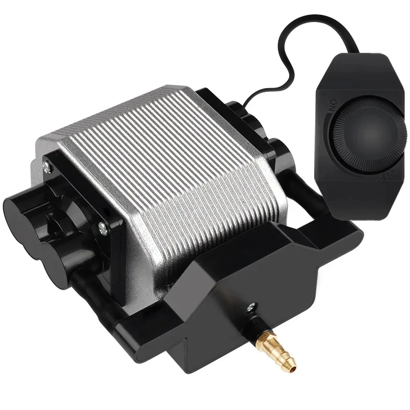 

powerful 5w aquarium fish tank air pump 25w volume, pure copper motor, plastic material