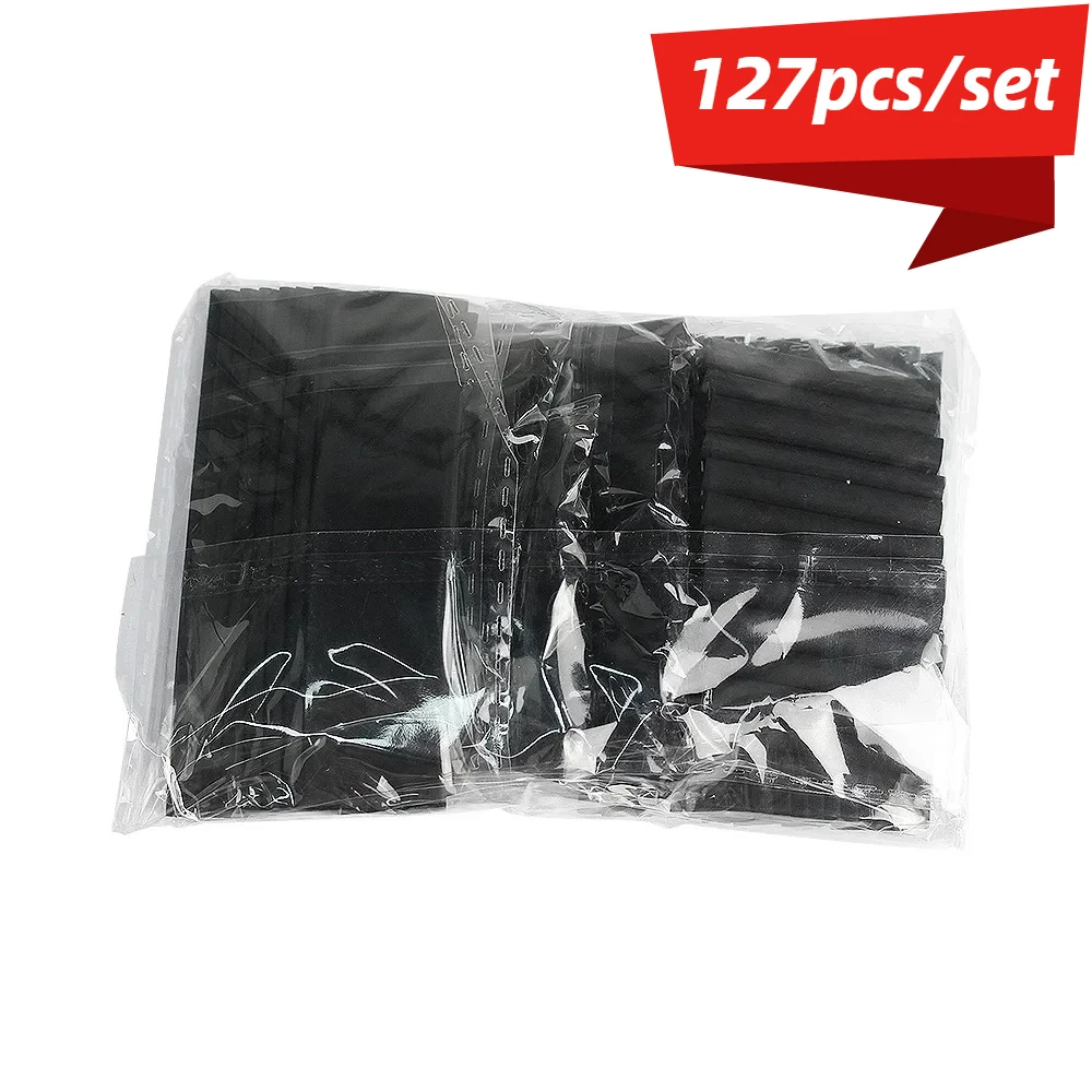 Heat shrinkable sleeve Kit 2:1 Shrink Ratio Sleeving for Wires Cables Electronics - Waterproof Insulation Solder Protection