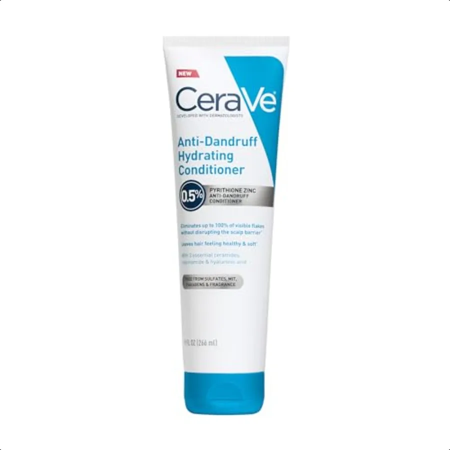 

Hydrating Anti Dandruff Conditioner 0.5 Pyrithione Zinc Dandruff Treatment With Ceramides Hyaluronic Acid Niacinamide Helps Eli