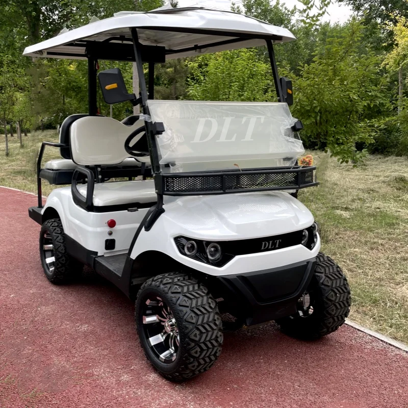 New Design Professional Custom Electric Golf Cart Hunting Lithium Battery 4 Person 2+2 Seater Go Kart Off Road Vehicle