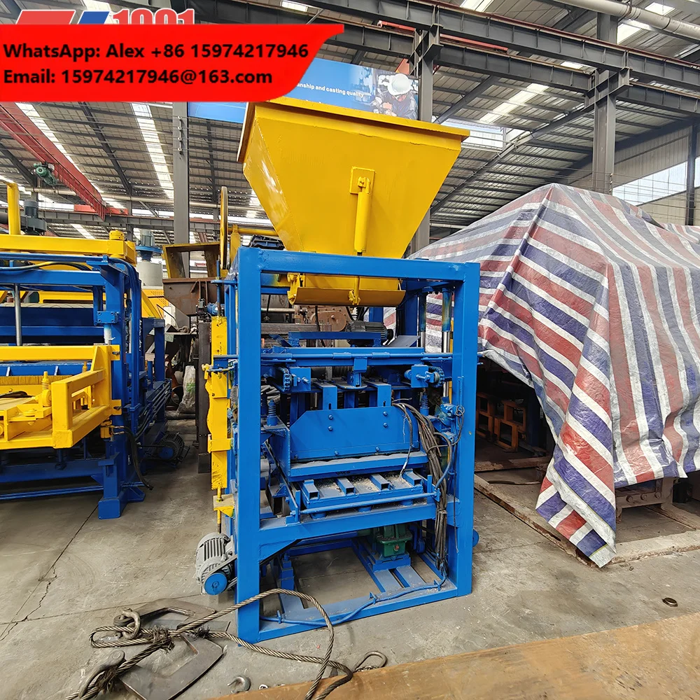 Automatic Concrete Block Making Machine Molding Manual Cement Brick Making Machine Hollow Block Making Machine For Sale In Usa