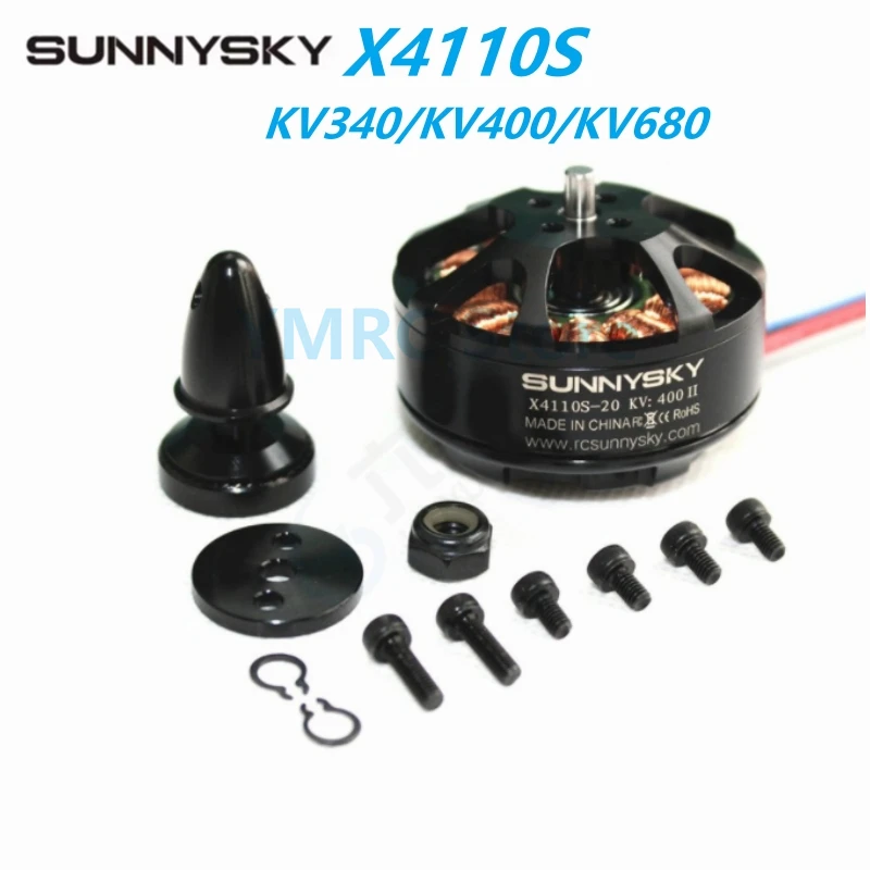 Sunnysky X4110S KV340/KV400/KV680 4S-6S Brushless Motor For RC Multicopter Quadcopter Aerobatic 3D Airplane Toy