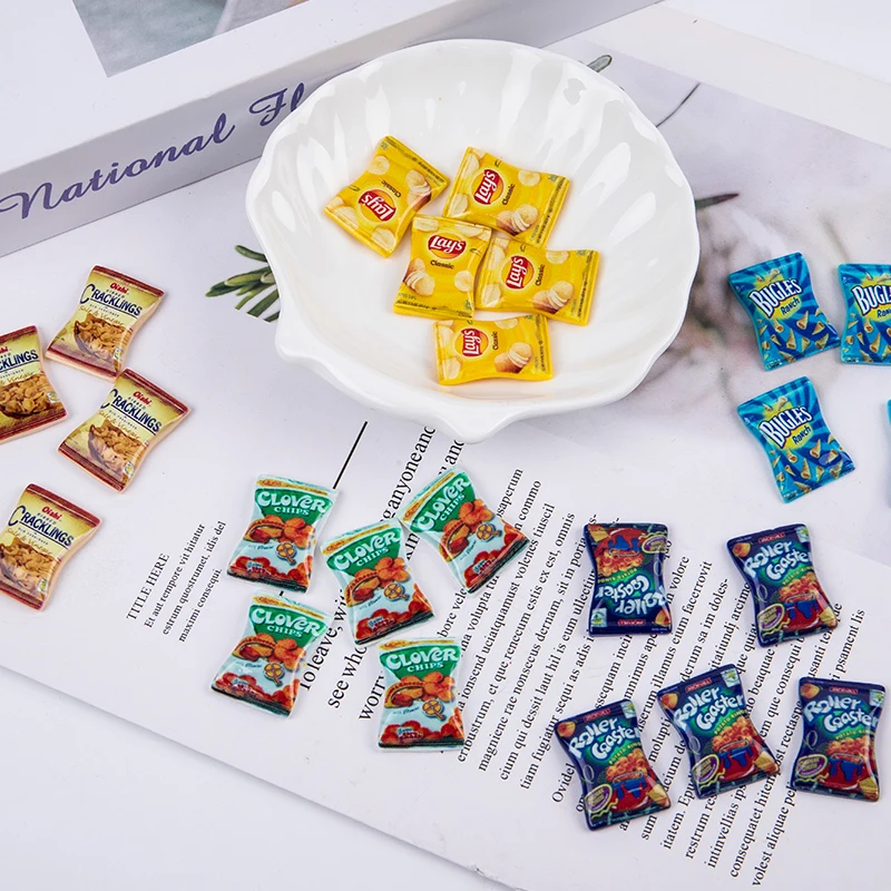 

5 шт., масштаб 1/6, миниатюрный кукольный домик, закуска, картофельные чипсы, еда, кукла Blyth, игрушки для игр