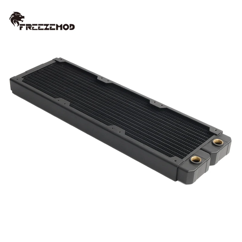 FREEZEMOD G1/4 29mm Thick Copper Radiator 120/240/360/480mm Thin PC Water Cooling Row Heat Sink Cooler Support 120mm Fan Cooling