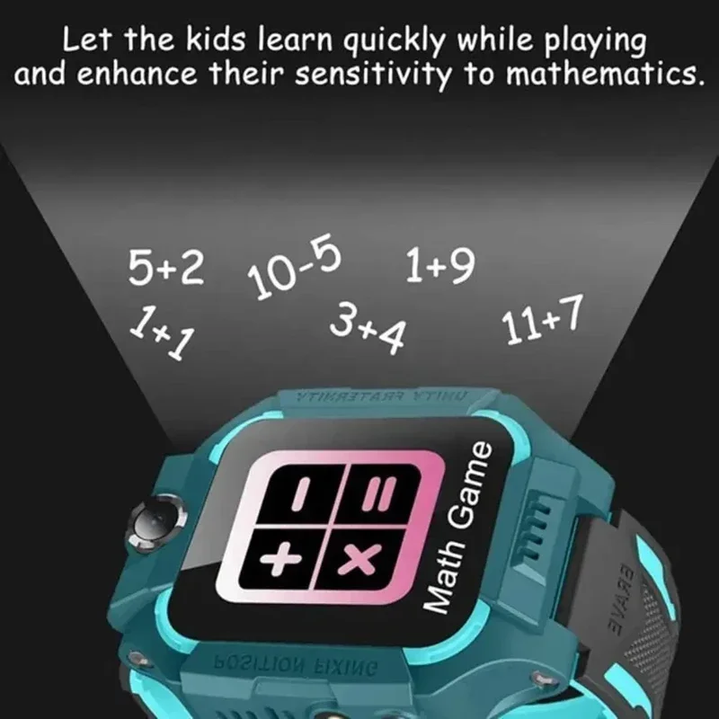 Kids 4G Smart Watch SOS Wristband With Sim Card IP67 Waterproof Remote Photo GPS Location For Children For IOS Android Kids Gift