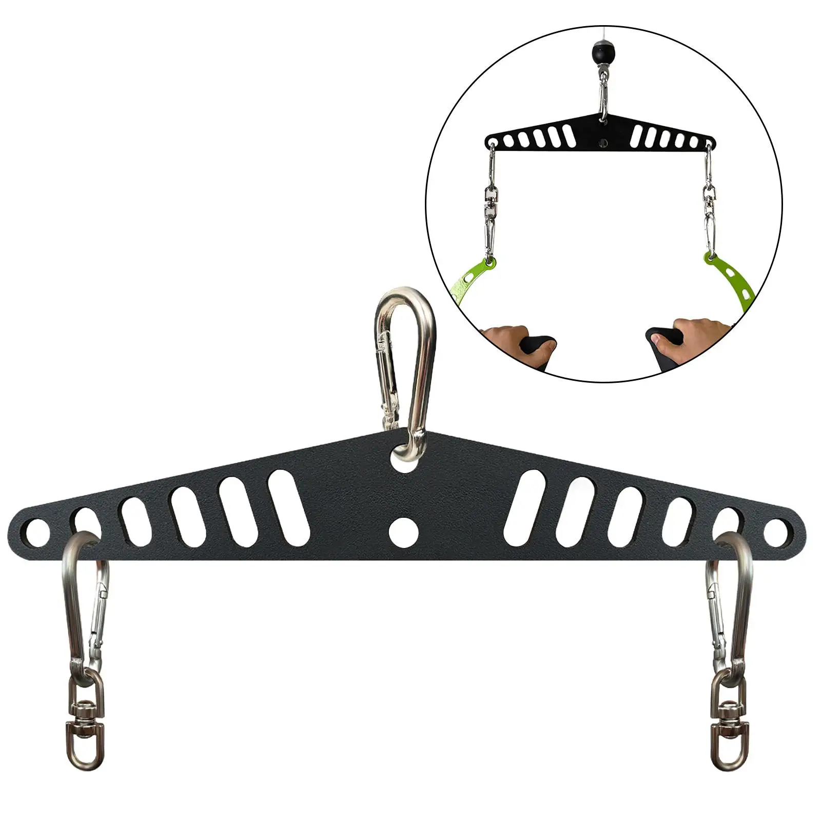 

LAT Pull Down T Bar Spreader Bar for Home Pulley System Adaptor Crossover