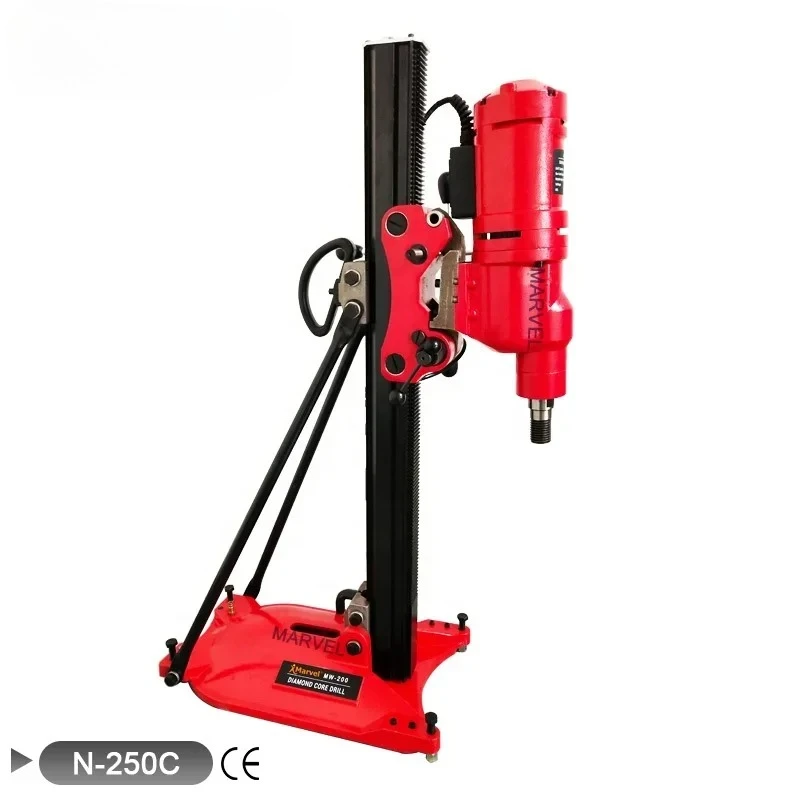 

Reinforced Concrete Core Drill Machine 110/220V 50-60Hz 3 Speed Diamond Core Drill With Drill Stand