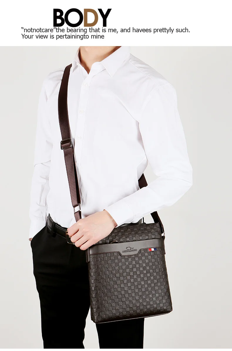 Echte Oberschicht aus Rindsleder für Herren, einzelne Umhängetasche, 2025, neuer Stil, männlich, lässig, Business-Tasche – Detail 10