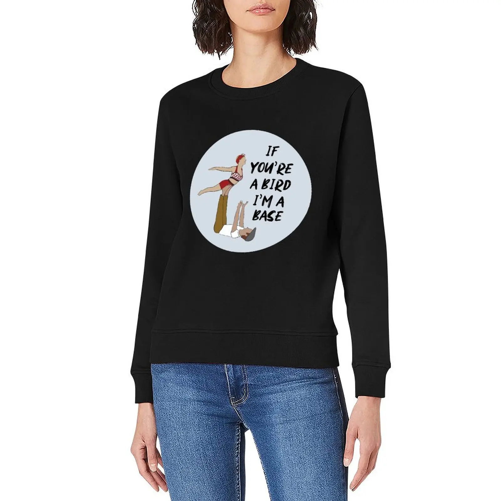 AcroYoga - إذا كنت طائرًا، أنا قاعدة بلوفر رجالي مصمم ملابس رياضية ملابس رجالية خريف منتجات جديدة بلوزات