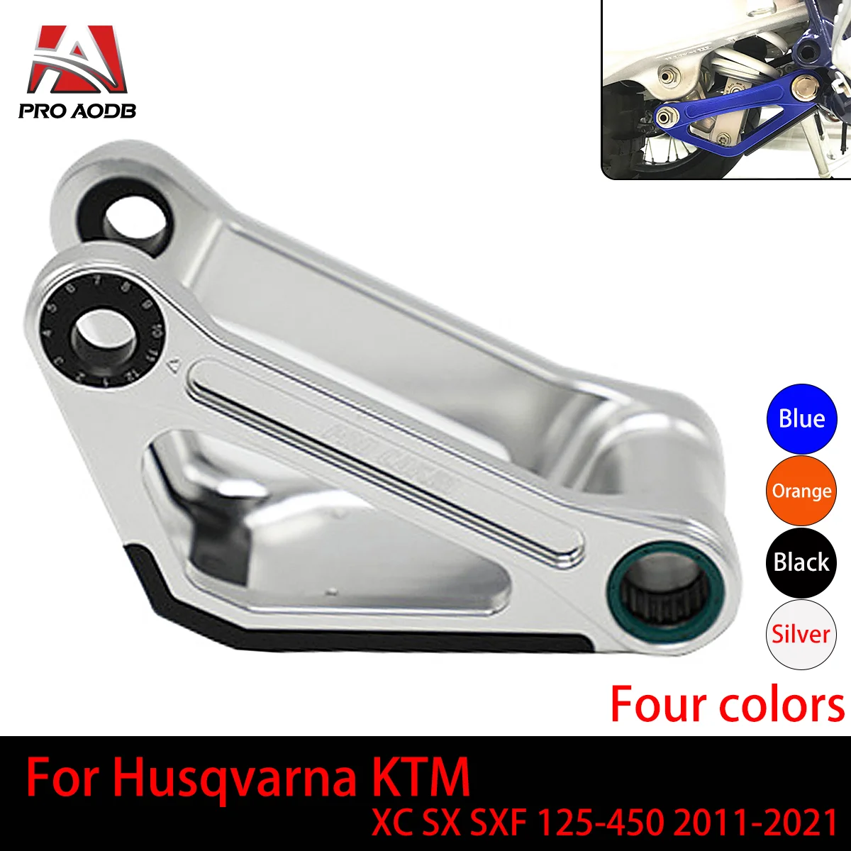 

Motorcycle Rear Lowering Kit Lower Link Adjustable For Husqvarna FC TC FE TE TX 125-501 2016-2021 For KTM SX SXF XC XCF 125-450