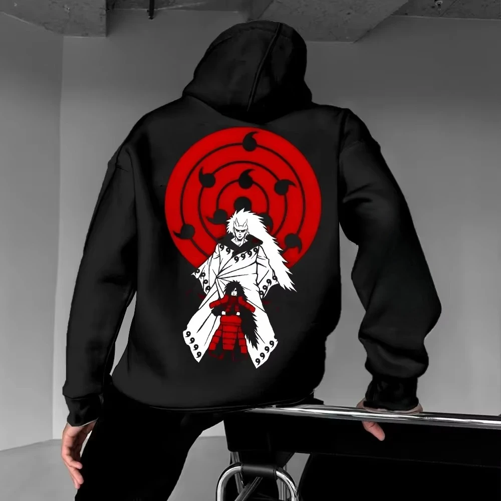 

Толстовки с капюшоном «Наруто Учиха», мужская одежда больших размеров, осенне-зимняя повседневная толстовка Y2k, свободная женская спортивная одежда с длинными рукавами, топы