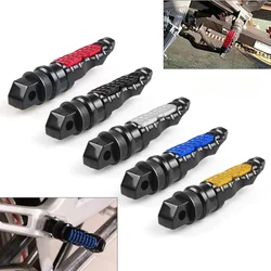 Motorcycle Off-road Vehicle Non-slip Foot Rests Aluminum Alloy Color Foot Pedals Rear Pedals Universal Back Pedal