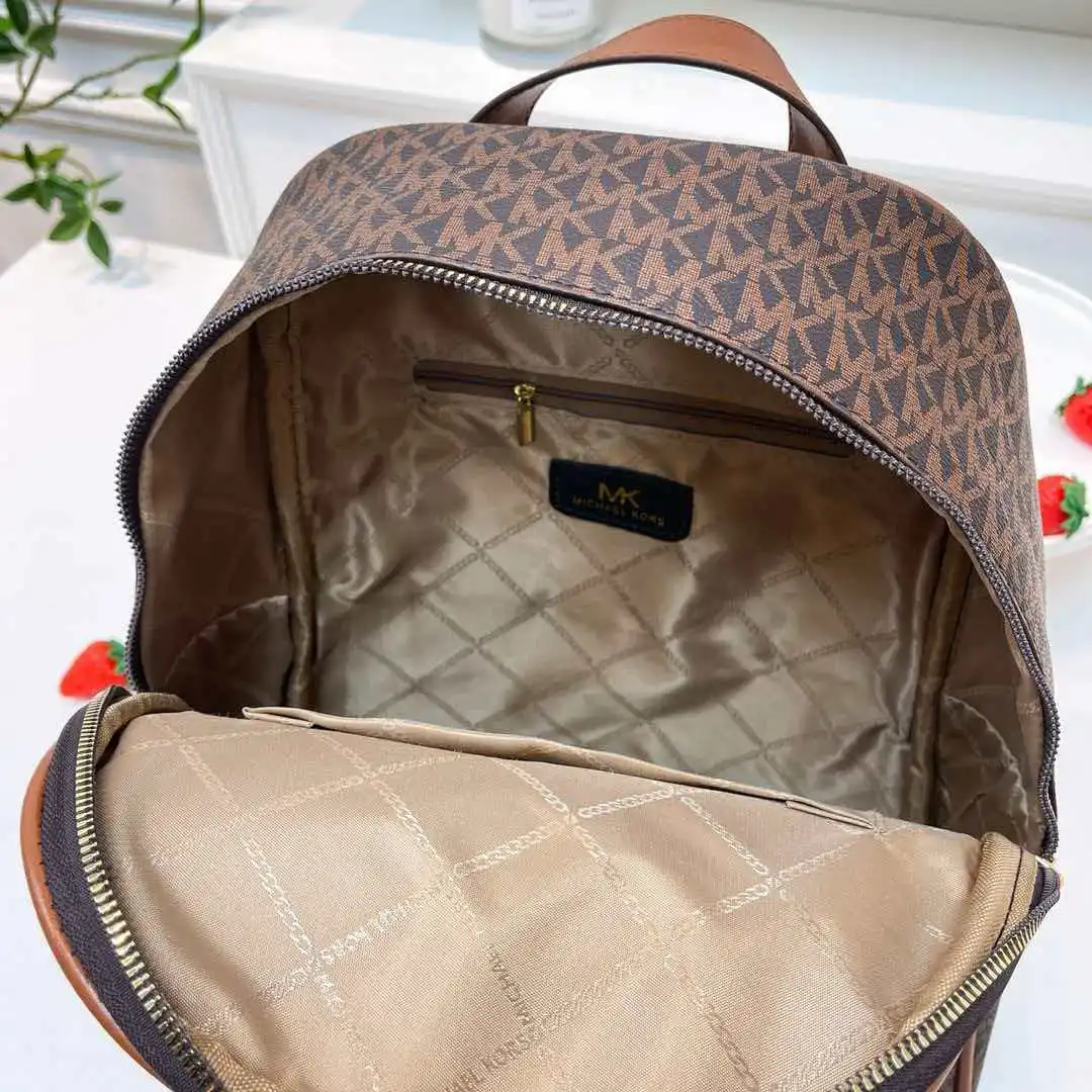 MICHAEL KORS Brand MK Rhea 2026 New Stylish Versatile Large-Capacity Women's Backpack