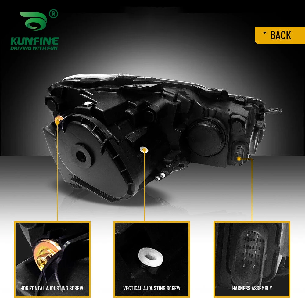 2PCS Car Styling Car Headlight Assembly For VWGOLF 6 2010-2014 LED Head Lamp Car Tuning Light Parts Plug And Play