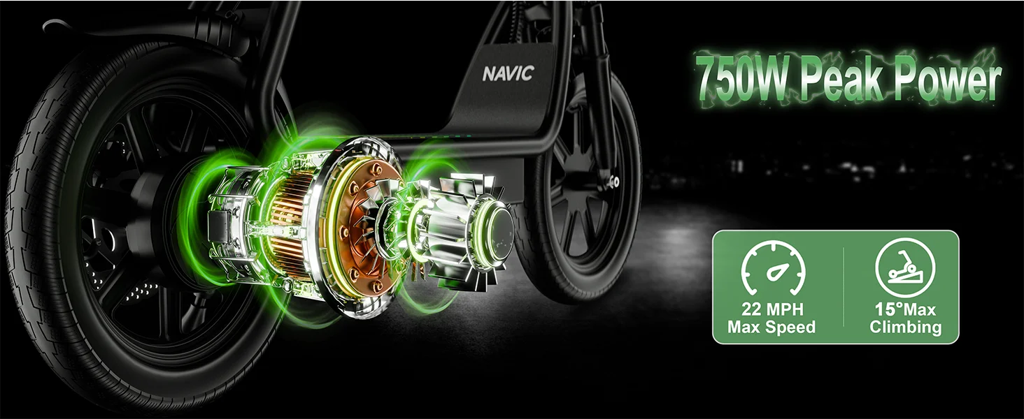 Electric bike motor and frame