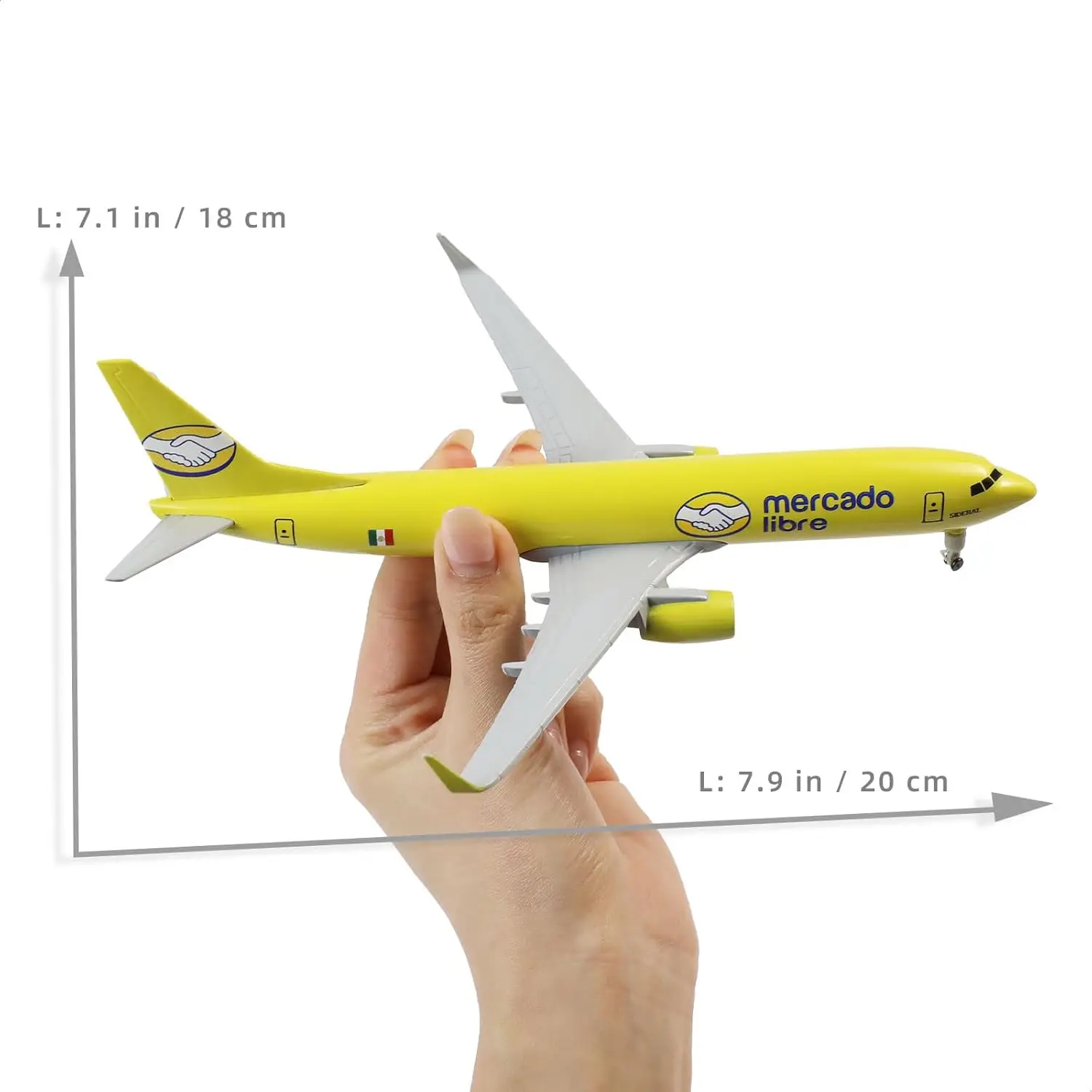 

Реплика самолета B737 Mexico Market Airlines, 20 см, металлическая модель из сплава, авиационный сувенир, игрушечный самолет, подарок