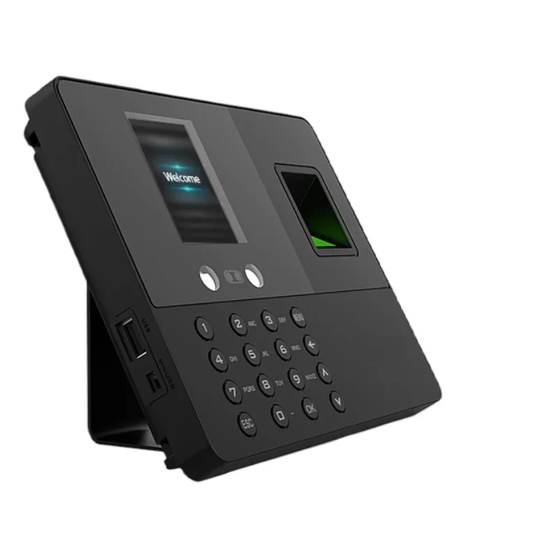 Face and Fingerprint Recognition Time Attendance Machine With USB Function