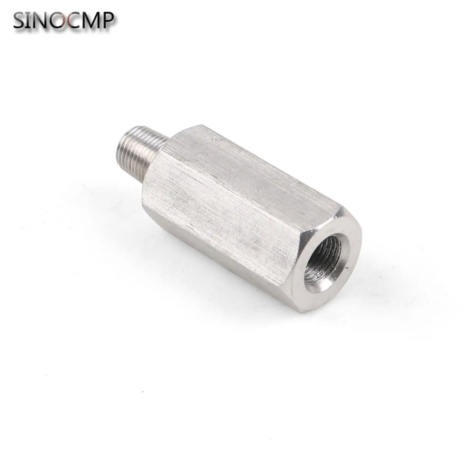 1set Stainless Steel 1/8'' BSPT Oil Pressure Sensor Sendor Tee Adapter to 1/8 NPT Gauge T-Piece Car Accessories Oil Gauges Parts