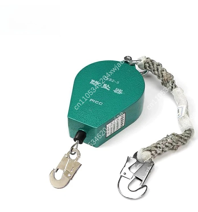 High-Altitude Fall Arrest Device Self-Locking Steel Wire Rope Descender Construction Elevator Tower Safety Equipment