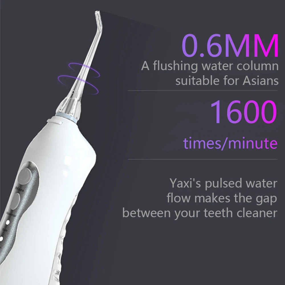 Rechargeable Portable 220ML Cordless Oral Irrigator Electric Water Pick Oral Care Dental Water Flosser for Teeth Cleaning