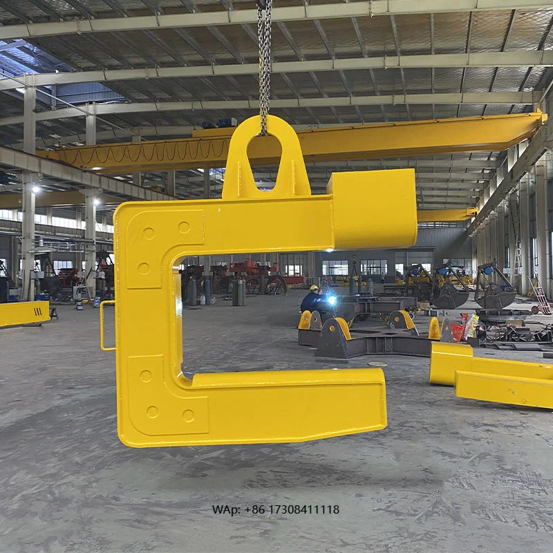 C Type Hook Electric Clamp Coil Tong Lifter 25T C Type Spreader  for Warehouse Handling