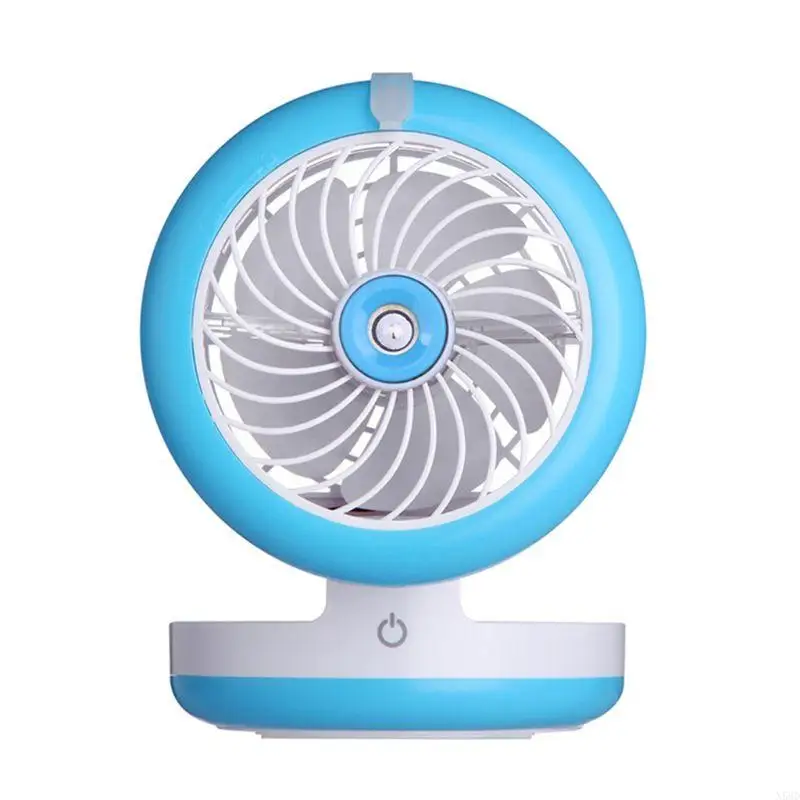パーソナル冷却ファンUSB充電式静かなファンハンドヘルドミニファンストロングエアフローN58D