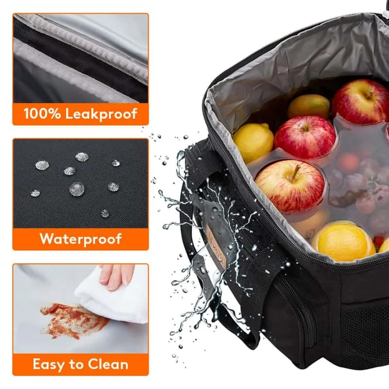 Lunch bags, handheld lunch bags, cross-body lunch bags, insulated outdoor picnic bags, single-shoulder hand-held lunch bags