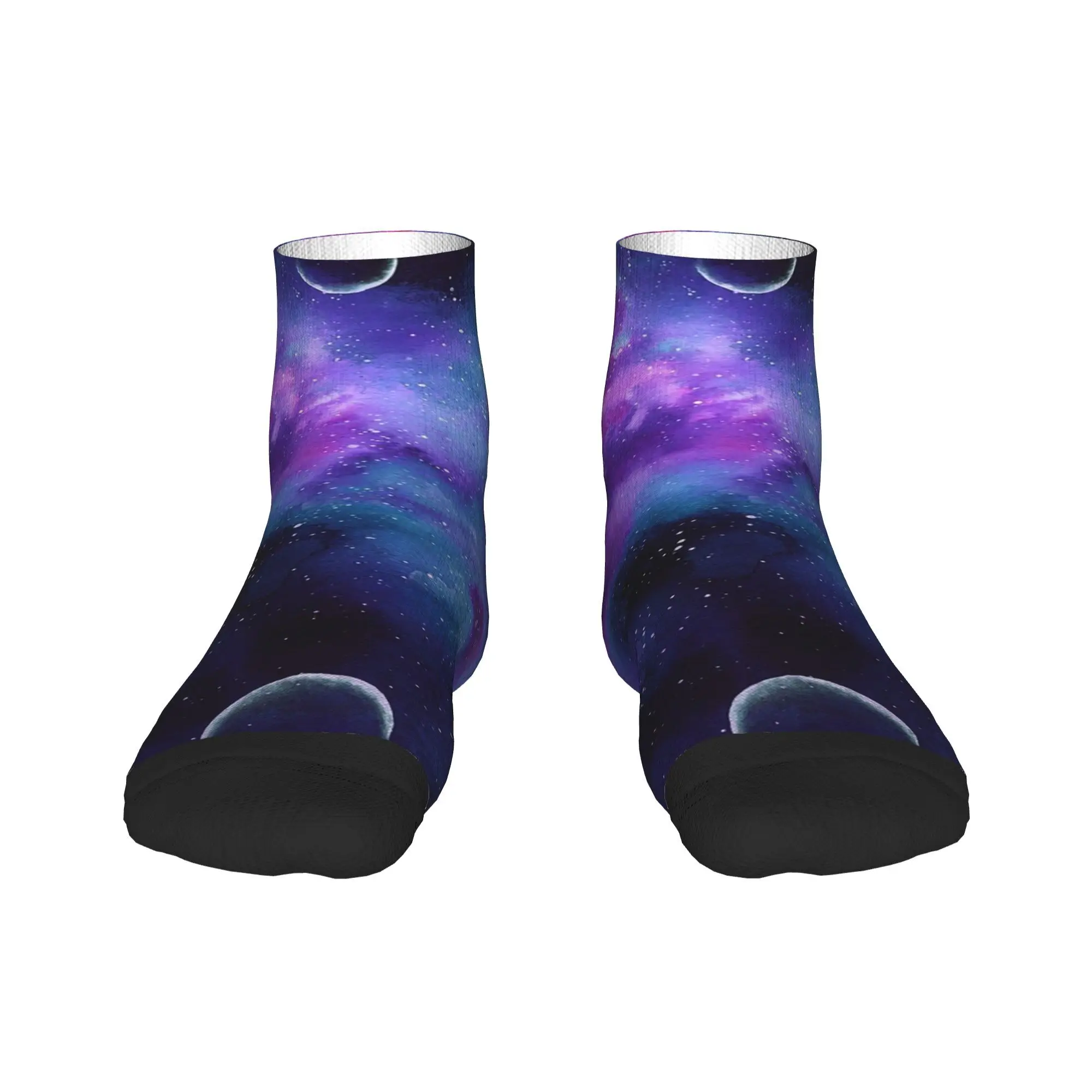 

Neon Galaxy Dreams Socks Harajuku Super Soft Stockings All Season Socks Accessories for Man's Woman's Birthday Present