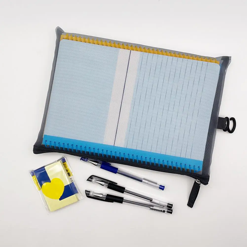 Space-saving File Storage Bag Durable Nylon Mesh File Organizer Durable Nylon A4 File Holder Portable for School for Students