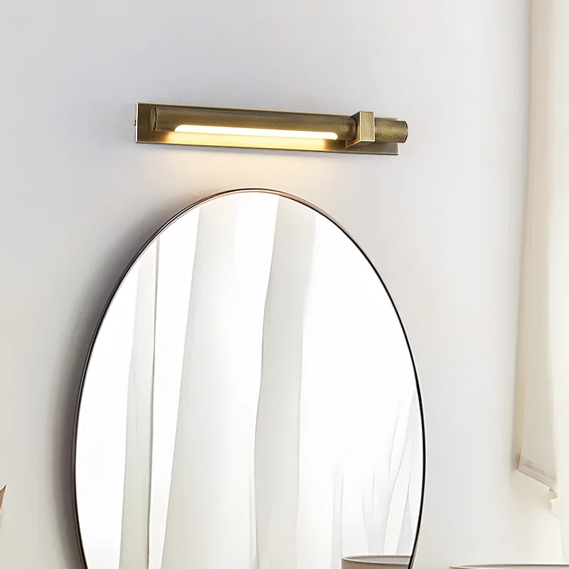 Northern europe indoor door number lighting，vintage living room wall light ，brass special led lamp for bathroom mirror