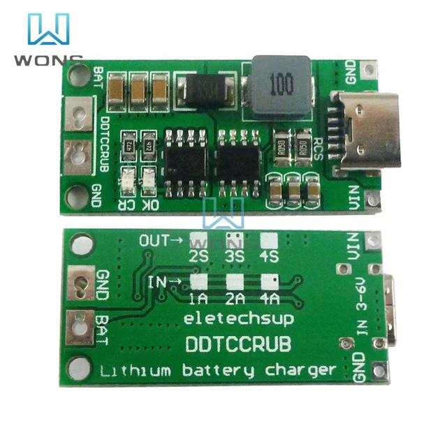 Wieloogniwowa ładowarka 2S 3S 4S typu C do 8,4 V 12,6 V 16,8 V Step-Up Boost LiPo polimerowa ładowarka litowo-jonowa 7,4 V 11,1 V 14,8 V 18650