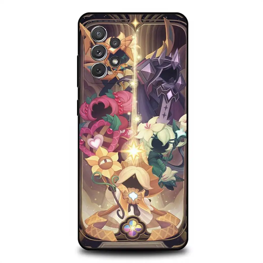 حافظة هاتف C-Cookies R-Run Kingdom لهاتف سامسونج S 25,24,23,22,30,21,10,9,Ultra,Plus,Lite,FE,4,5G حافظة ناعمة سوداء