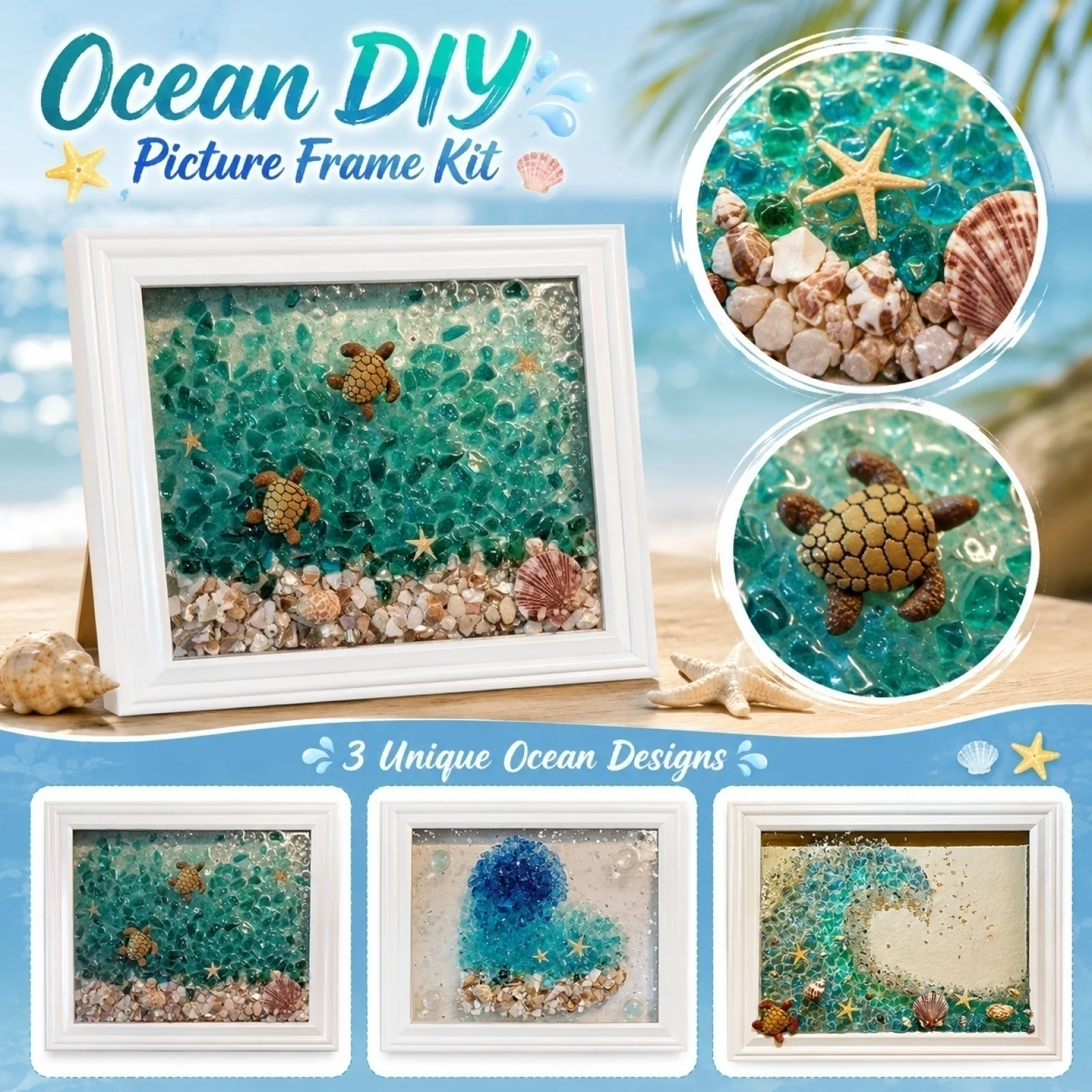 Sea Glass Art Kits Sea Glass A - đánh giá và giá Art Craft Event
