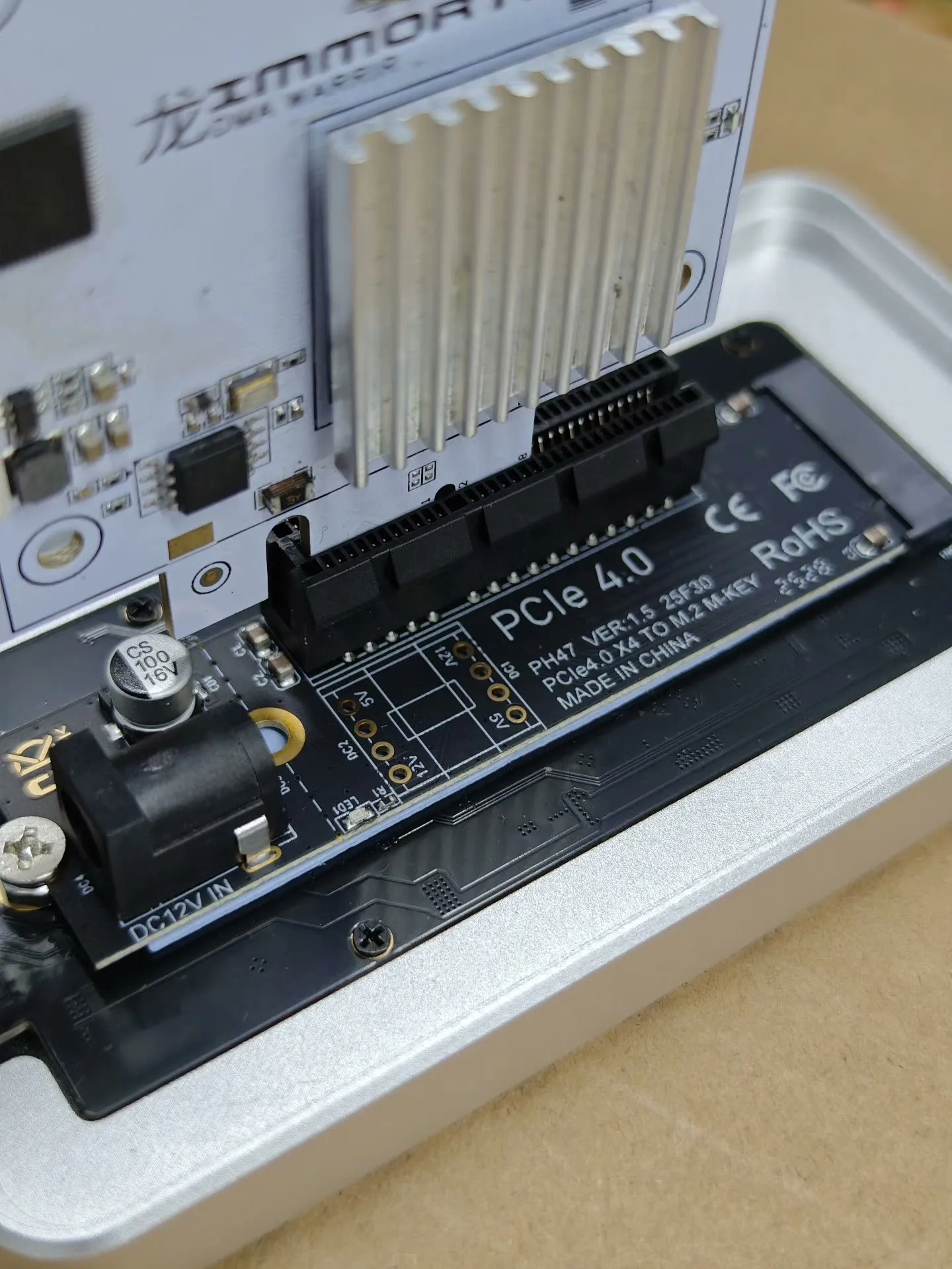Thunderbolt 4 to PCI 5.0 Expansion Dock with DMA Support - Compatible with EGPU, NVMe, Network Cards