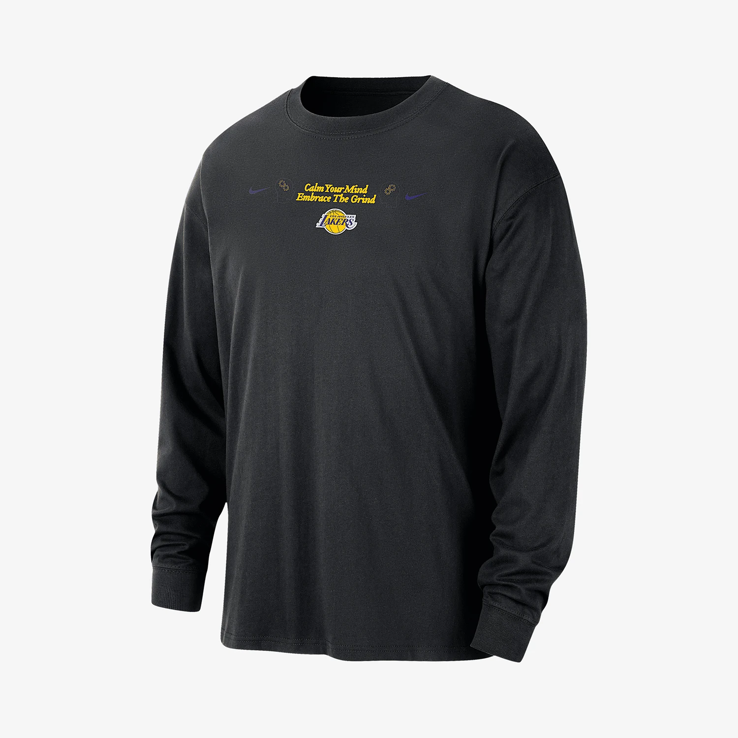 

Оригинальная мужская дышащая футболка Nike с принтом и длинными рукавами, дизайн в баскетбольном стиле HQ0674-010