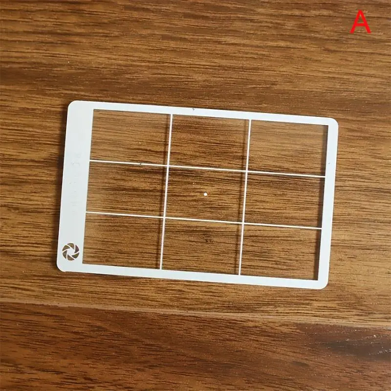 1/3Pcs Viewfinders Fibonacci Composition View Finder Golden Ratio Photo Viewing Positioning Ruler Viewer Positioning Ruler