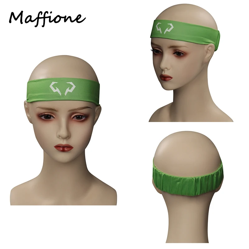 VALORANT SKYE Cosplay Headband Costume Accessories Women Men Green Headwear Belt Strap Adult Halloween Carnival Party Suit Prop