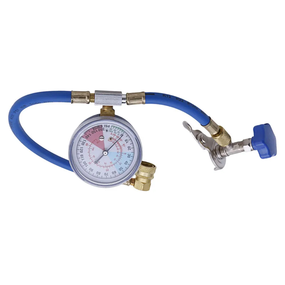 R134A Air Conditioning Recharge Measuring Hose Gauge Valve Refrigerant Pipe Auto Car Air-conditioning Accessories