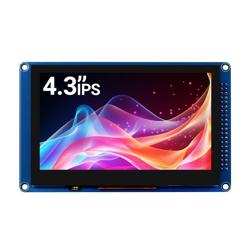Elecrow 4.3 Inch IPS Touch Display LCD Module 16Bit Parallel Interface 16-Bit RGB 65K Color SSD1963 Driver 800x480 Resolution