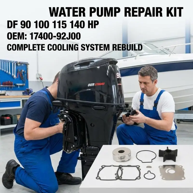 M76E Außenbord-Wasserpumpen-Reparatursatz für DF90T DF100T DF115T DF115 DF140T DF140Z-Motoren – Detail 2