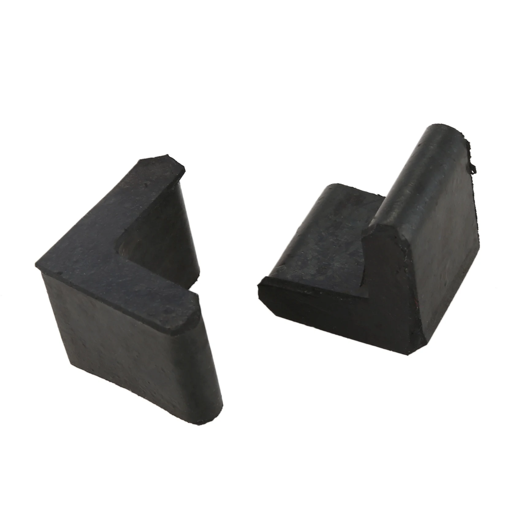 

B03C-Rubber L Shaped Angle Iron Foot Pads Covers 40 Pcs Black