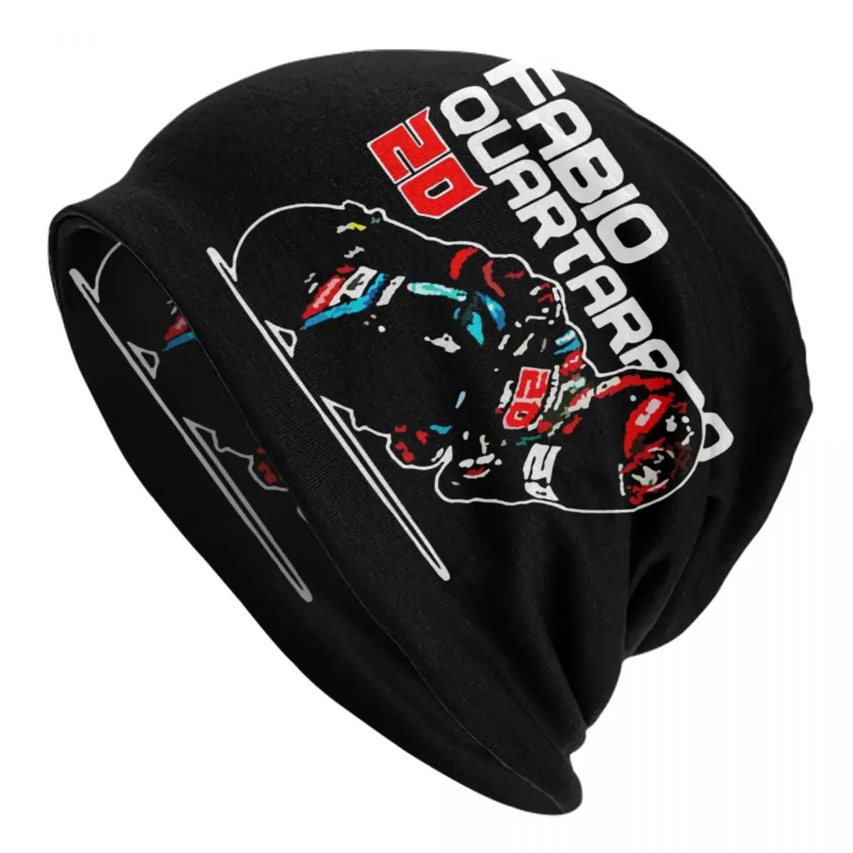 Fabio Quartararo El Diablo Number 20 Skullies Beanies Caps Unisex Fashion Winter Knitting Hat Adult Motorcycle Rider Bonnet Hats