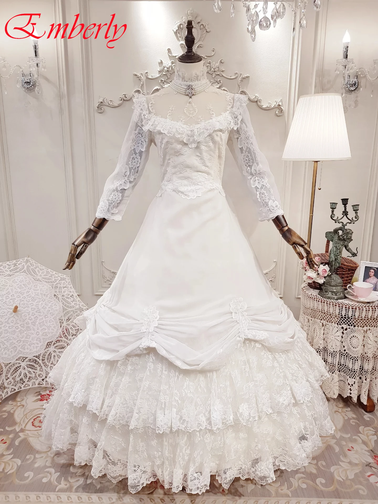 

Customized A-Line High Collar Elegant Classic Evening Dress Modern Delicate Bespoke Occasion Gowns High Quality Celebrity Gowns