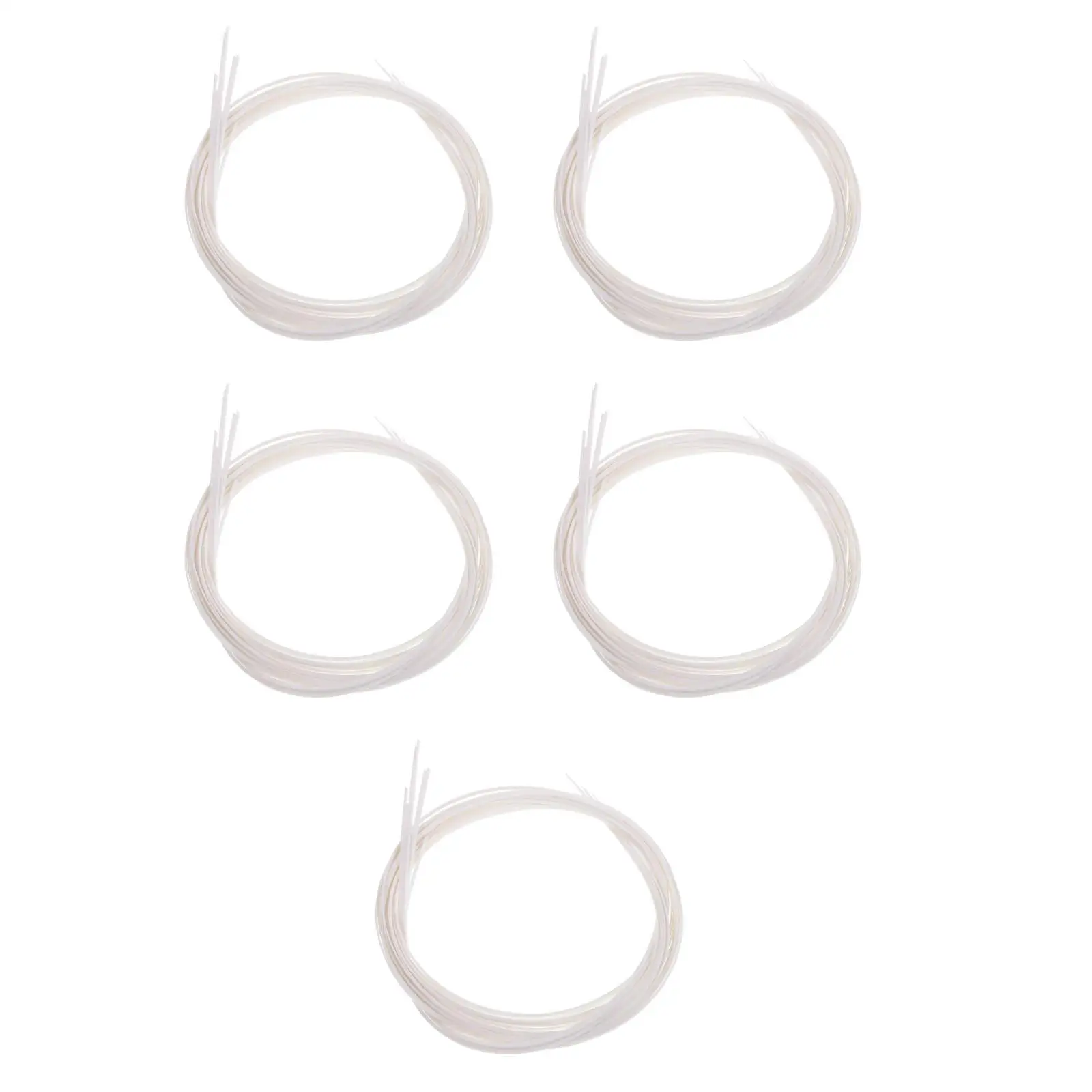 

5pcs Set of 5 Guitar Accessories Binding Purfling Classical Strip Edge Protection Strips ABS