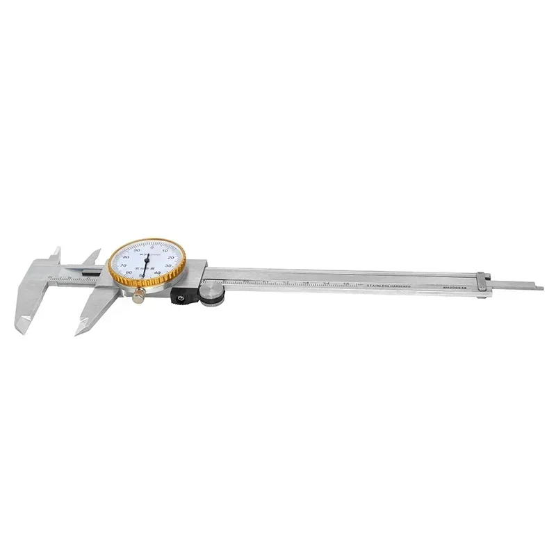 Shahe 6 Inch Dial Caliper Shock Proof Vernier Caliper 0-150 mm 0.02 mm Dial Vernier Caliper Gauge Micrometer Stainless Steel