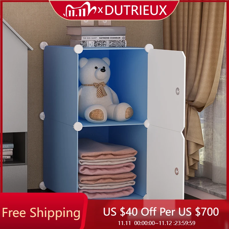 

Mini Put Together Wardrobe Storage Partitions Modern Plastic Wardrobe Organizer Minimalist Guarda Roupa Lounge Suite Furniture