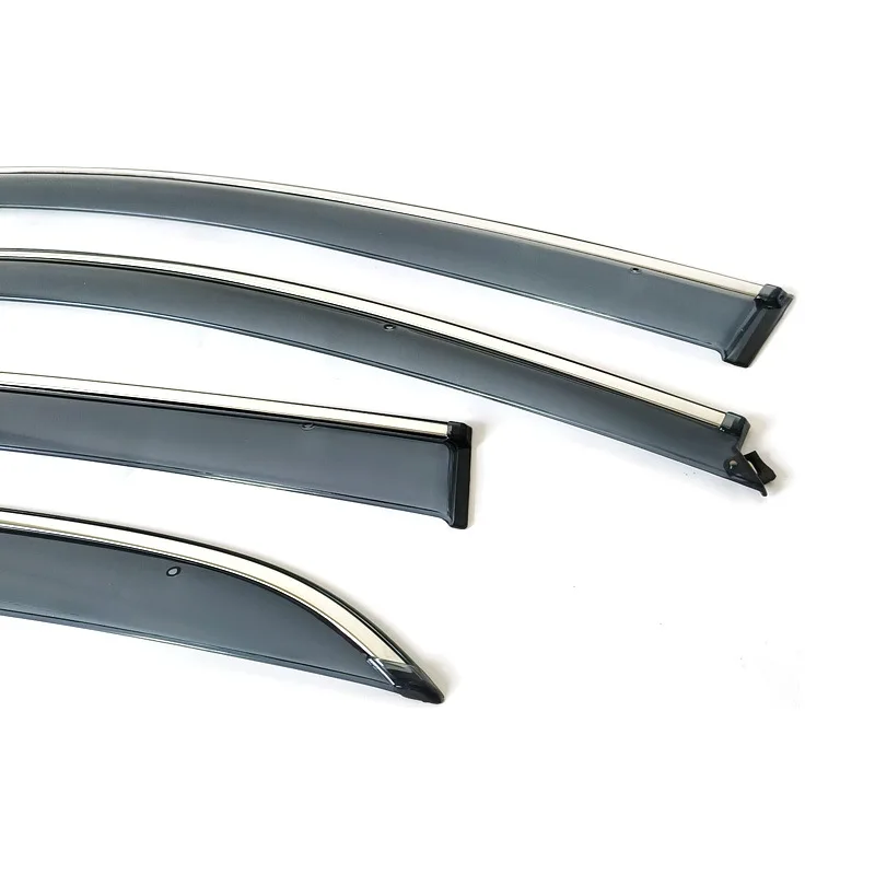 for Special Honda 2004-2007 Accord rainshield Honda Accord injection molded rainshield stainless steel/electroplating